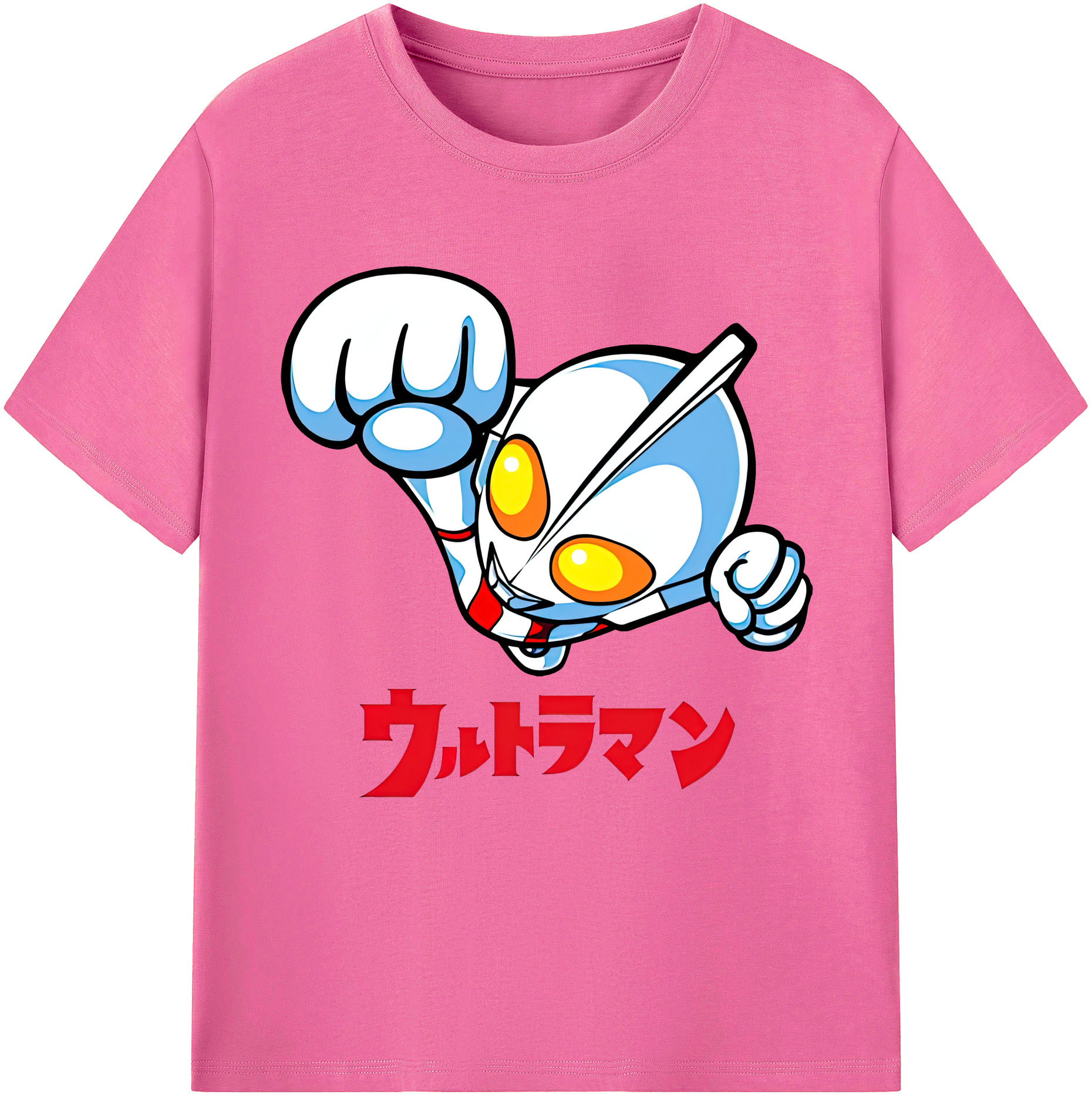 （画像用） ウルトラマン Ultraman レディースカジュアルプリントTシャツ（綿100％）